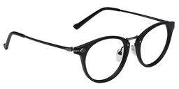 Kana Round Black Glasses4
