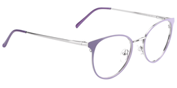 Kayla Round Purple Glasses4