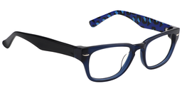Ellis Rectangle Blue Glasses4