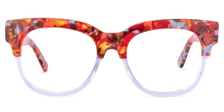 Yessenia Square Purple Glasses