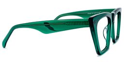 Cecile Cat Eye Green Glasses3