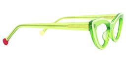 Yuki Cateye Green Glasses3