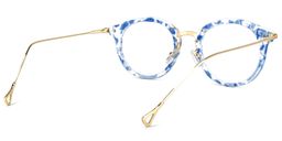 Ayala Round Floral Glasses4