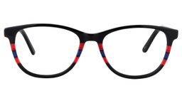 Natalie Square Black Glasses0