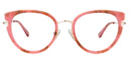 Alfonso Oval Pink Glasses0