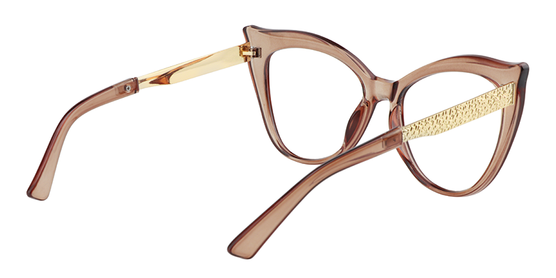 Butterfly Brown Glasses | Zeelool Eyeglass Frames Online5