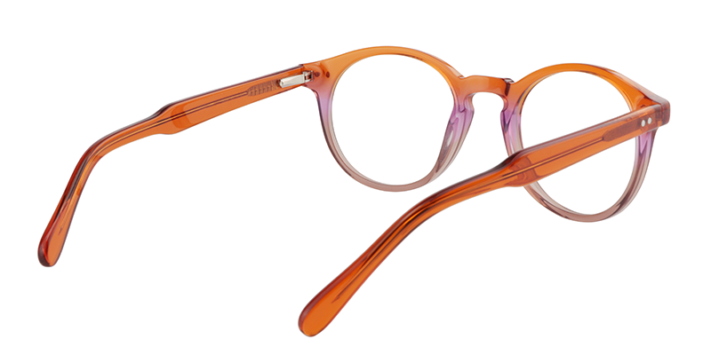 Round Orange Glasses | Zeelool Eyeglass Frames Online5