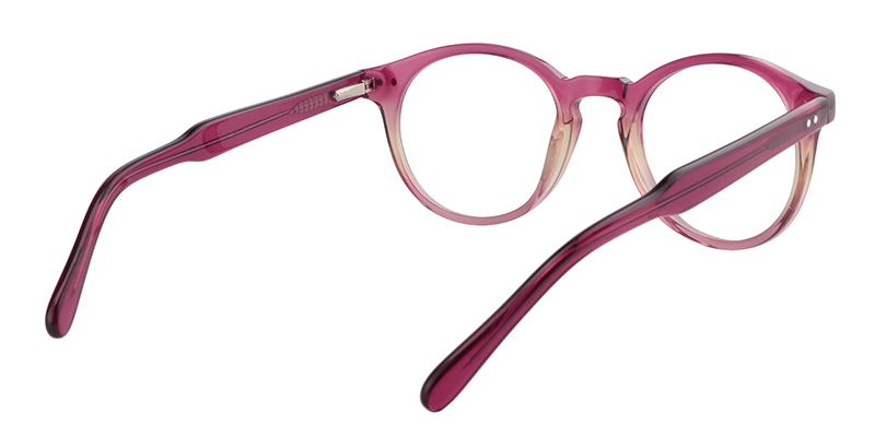 Round Purple Glasses | Zeelool Eyeglass Frames Online5