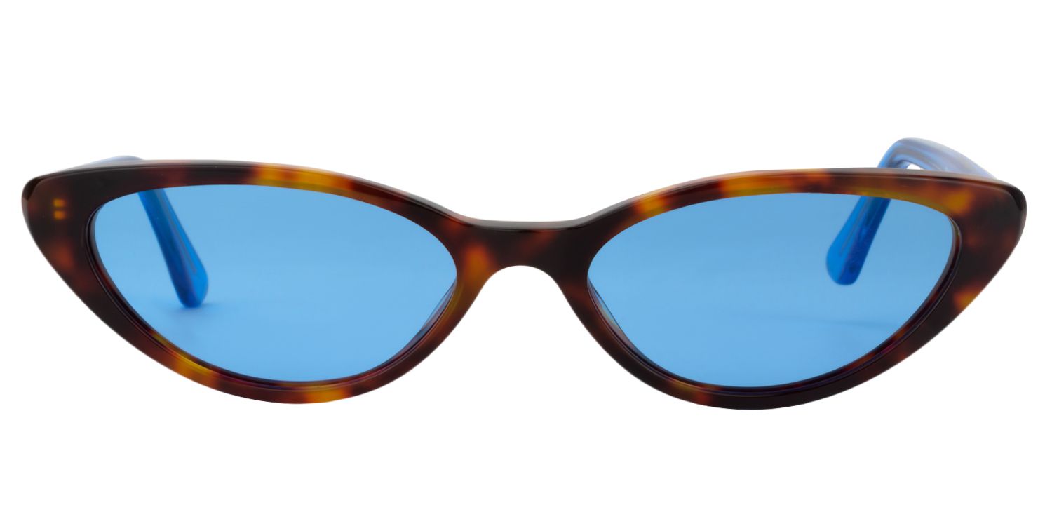 Oval Blue Sunglasses | Zeelool Sunglasses0