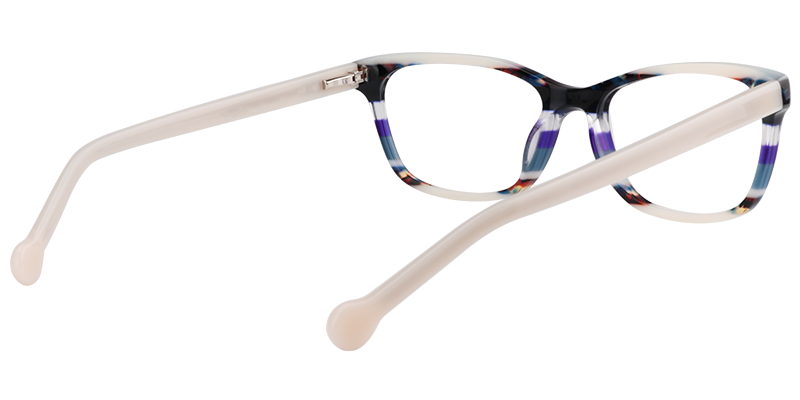 Rectangle White Glasses | Zeelool Prescription Glasses5