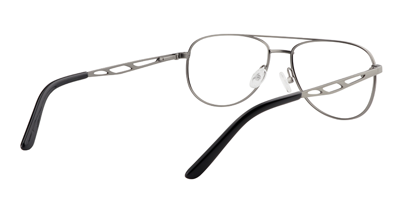 Aviator Gray Glasses | Zeelool Eyeglasses Online5