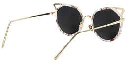 Nanette Cateye White Sunglasses5