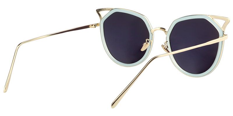 Cateye Green Sunglasses | Zeelool Sunglasses5