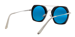 Sanford Geometric Blue Sunglasses5