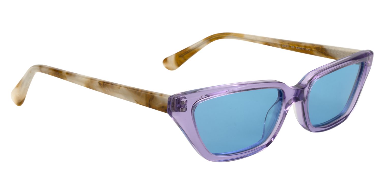 Rectangle Purple Sunglasses | Zeelool Sunglasses2