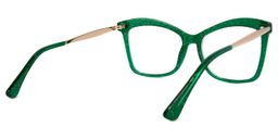 Isaebella Butterfly Green Glasses4
