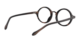 Fernando Round Burnt Umber Glasses5