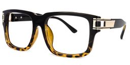 Georgiana Square Tortoise Glasses1