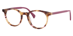 Kimberley Oval Purple Tortoise Glasses2