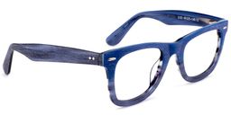 Willy Rectangle Blue Glasses3