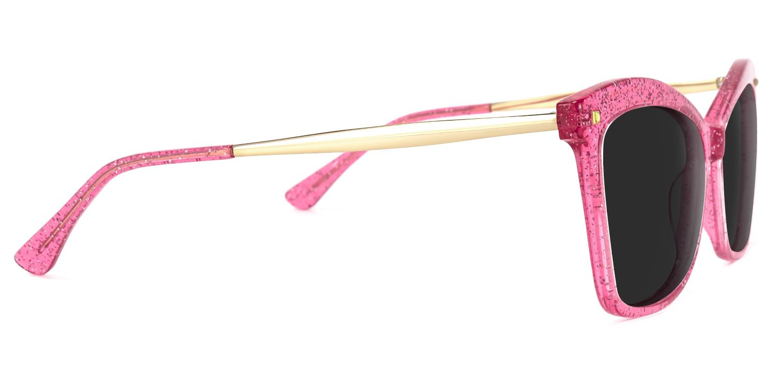 Isaebella Tr90 Bright-Pink Frame Sunglasses | ZEELOOL2