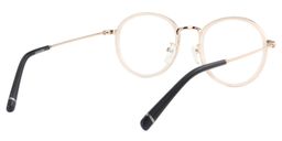 Tom Round Beige Glasses 4