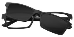 Ansel Clip-on Black Glasses1