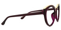 Carol Cateye Wine Red Glasses3