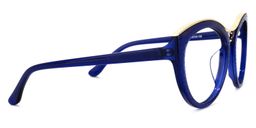 Carol Cateye Blue Glasses3