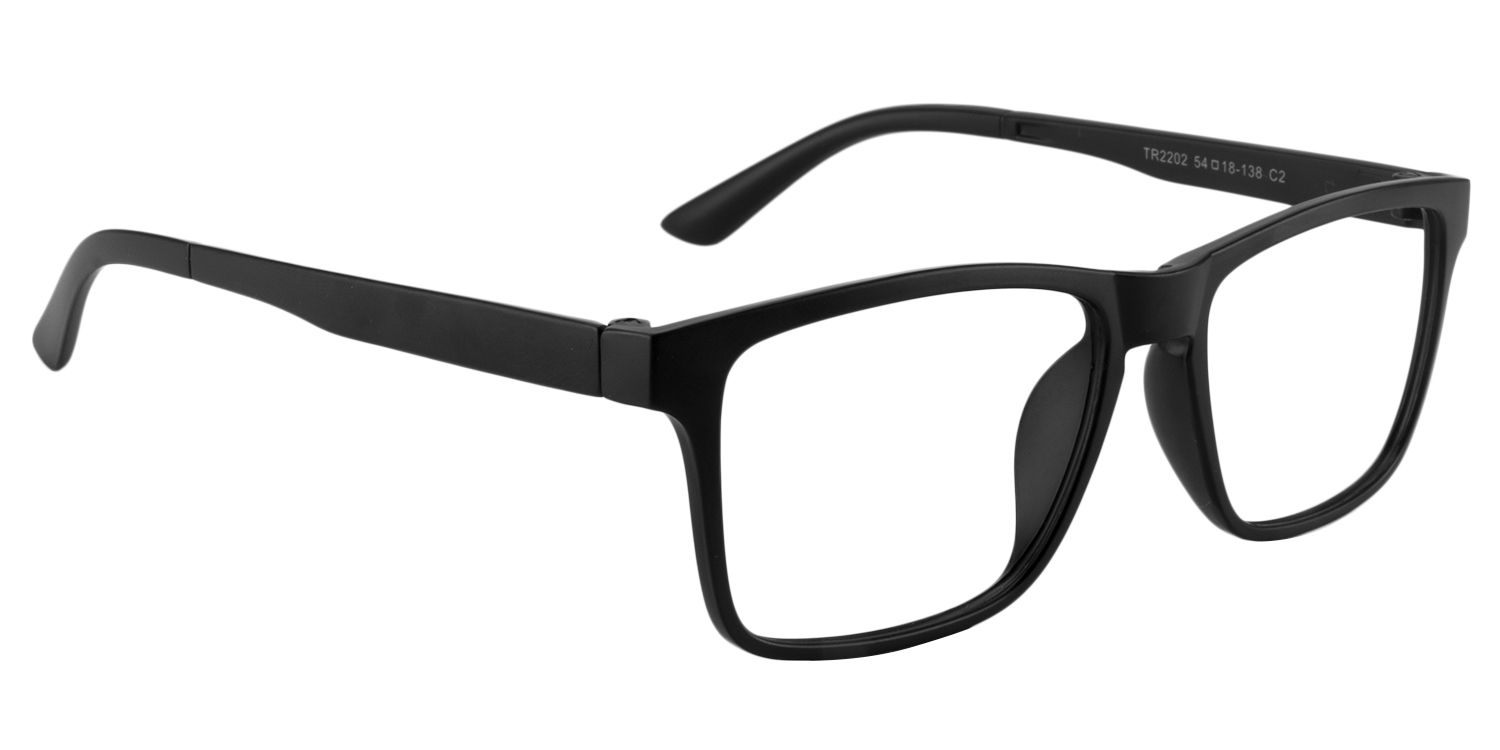 Square Black Glasses | Zeelool Glasses4