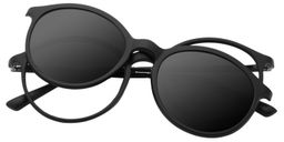 Xerxes Clip-on Black Glasses1