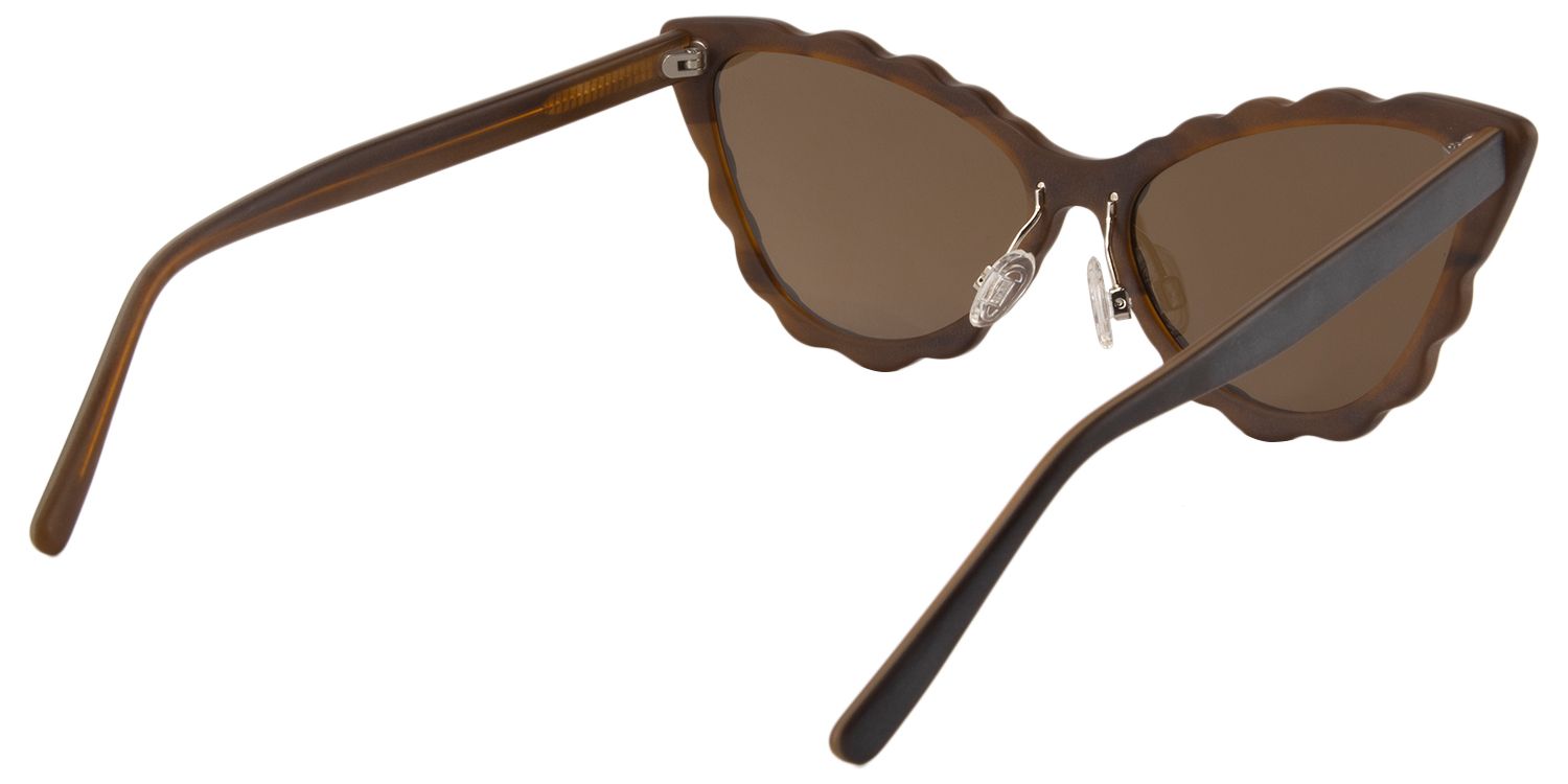 Cat eye Brown Sunglasses | Zeelool Sunglasses5