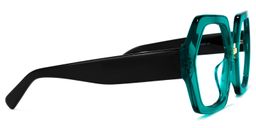 Otero Geometric Peacock-Blue Glasses3