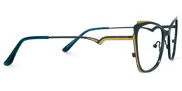 Divas Cateye Green Glasses3