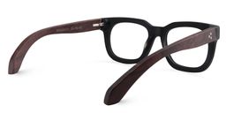 Sam Rectangle Wood Glasses5