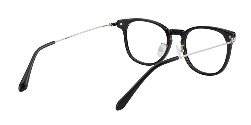 Oval Black Glasses | Zeelool Eyeglasses Online5