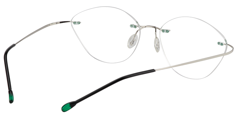Cat Eye Green Glasses | Zeelool Eyeglasses5