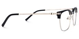 Simmons Browline Black Glasses3