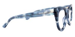 Starry Cateye Blue Glasses4