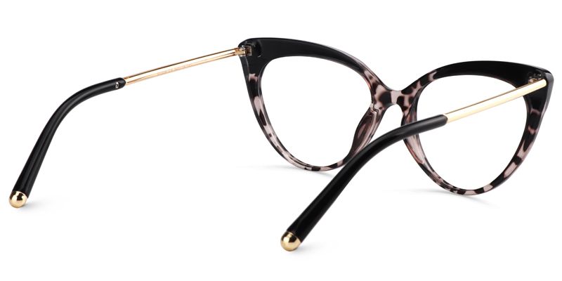 Cat Eye Tortoise&Clear Glasses6