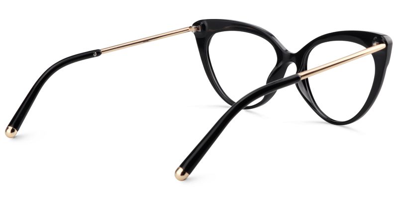 Cat Eye Black Glasses | Zeelool Eyeglasses5