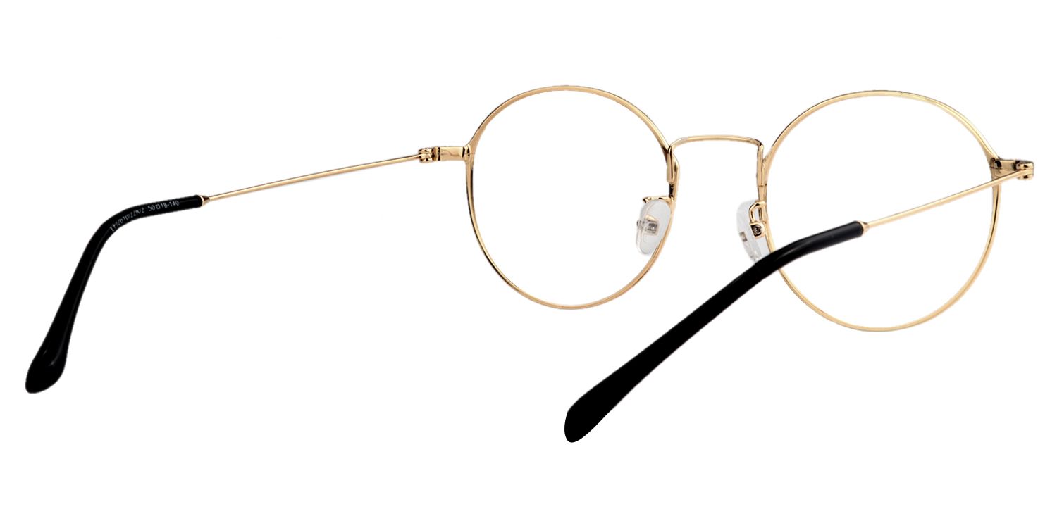 Round Gold Glasses | Zeelool Glasses5