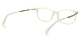 Cambria Rectangle Beige Glasses5