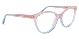 Palos Cateye Pink-Blue Glasses2