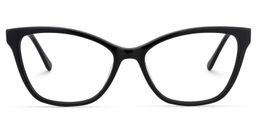 Candice Cat eye Black Glasses0