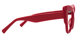 Keanu Cateye Red Glasses3