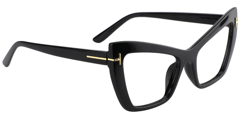 Cateye Black Glasses | Zeelool Eyeglasses Online3