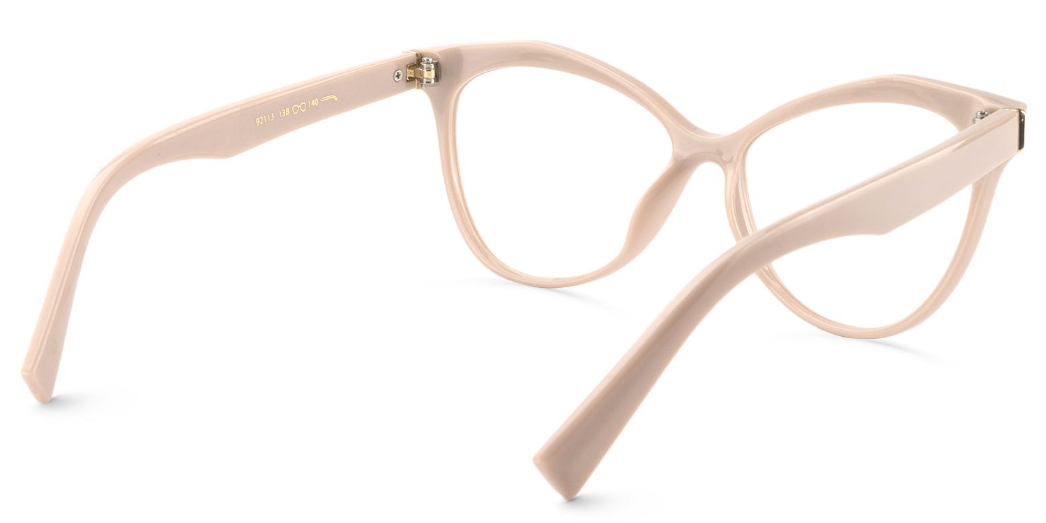 Cateye Pink Glasses | Zeelool Glasses6
