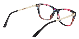 Hebe Cateye Floral Glasses3