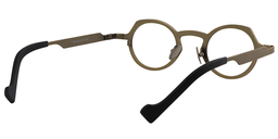 Clare Geometric Brown Glasses1